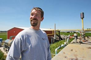 Kevin Maas is president of Mount Vernon's Farm Power, which builds biomass digesters that take manure from farms and produce electricity. 