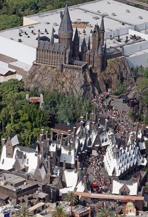 Every day thousands of visitors stream into the Wizarding World of Harry Potter at Universal's Islands of Adventure in Orlando, Fla. 