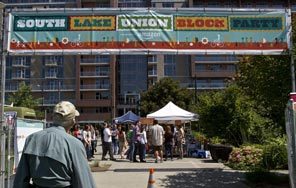 For such a big company, Amazon's civic contributions are relatively tiny, but they're important to small organizations. Amazon co-sponsored last year's South Lake Union Block Party and has given local writers groups grants of about $25,000 each.