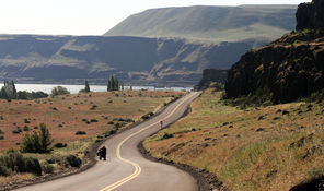 Upon entering Columbia Hills State Park there’s a sweeping view down to the Columbia River. The park offers scenic grandeur and a treasure of cultural artifacts.  