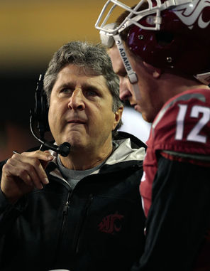 Conversations between coach Mike Leach and QB  Connor Halliday (three picks) might not have been too pleasant.