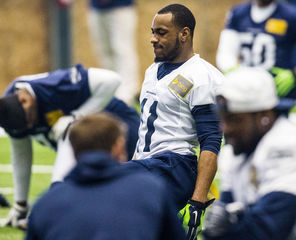  Percy Harvin was a full participant in   practice and appeared to have no effects from his concussion.