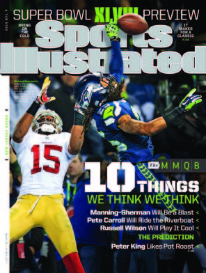 The Seahawks are on the cover of Sports Illustrated this week.