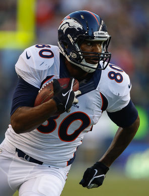 Broncos tight end Julius Thomas had a breakout season with 12 touchdown catches.