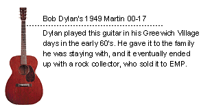 Bob Dylan's 1949 Martin 00-17