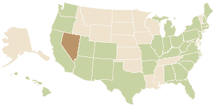 Map of the United States: Click on a green state to read about breaches that occurred there